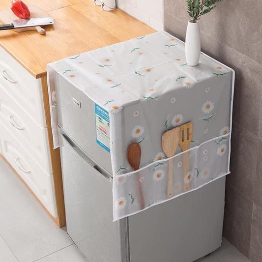 DUSTPROOF FRIDGE COVER WITH POCKETS