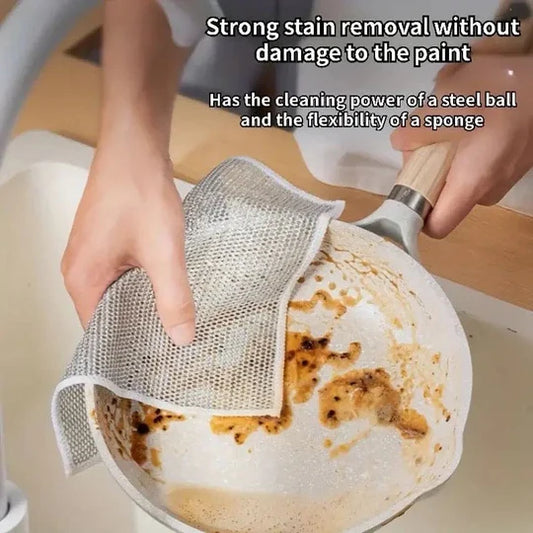 STEEL WIRE DISHWASHING CLOTH ( PACK OF 2 )