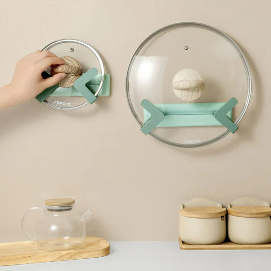 Wall Mounted Adjustable Pot Lid Holder