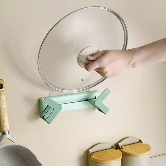 Wall Mounted Adjustable Pot Lid Holder