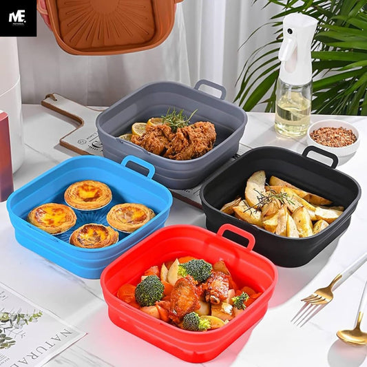SILICONE AIR FRYER LINER COLLAPSIBLE