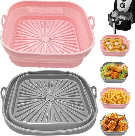 SILICONE AIR FRYER LINER COLLAPSIBLE