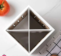 Bamboo Kitchen Cutlery Holder – Knives & Forks Design