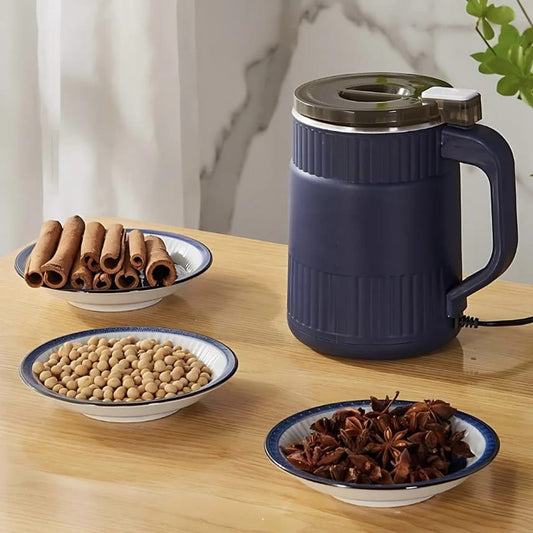 Portable Electric Coffee & Spice Grinder Machine – 500 ml Stainless Steel One-Button Grinder