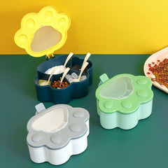 5 Grid Spice Box (Cat Paw Design)