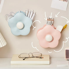Multipurpose Flower-Shaped Desk Organizer