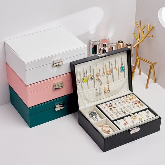 Double Layer Leather Luxury Organiser