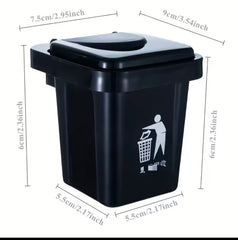 Mini Trash Can Ashtray With Lid