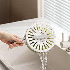 2-in-1 Draining Basket & Lid — Fruit & Veggie Strainer