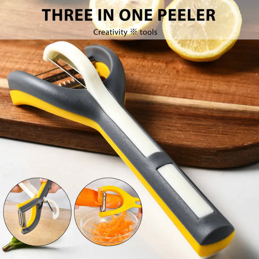 3-in-1 Kitchen Vegetable Fruit Peeler