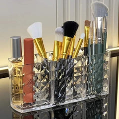 Clear Crystal brush holder