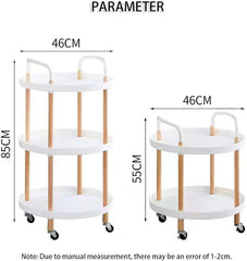 3-Layer Moveable Storage Cart — Multi-Purpose Kitchen & Home Trolley