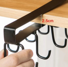 DOUBLE HANGING CUP MUG HOLDER