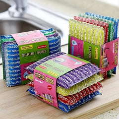 Product Title

4-Pack Scrub Boss Dual-Sided Kitchen Sponges