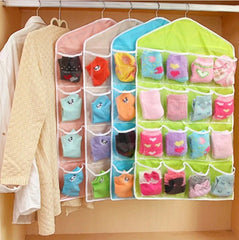 16 Pocket Hanging Wardrobe Storage Organizer