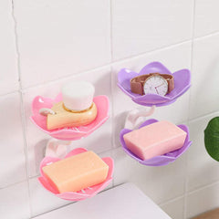 Wall Mounted Lotus Flower Shaped Soap Holder
