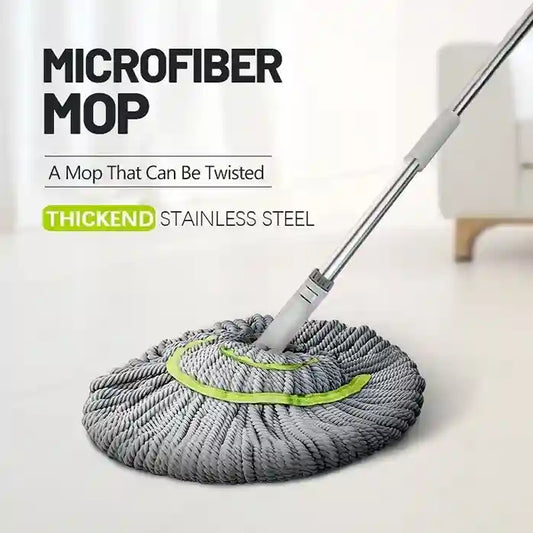 2-in-1 Self-Wringing Microfiber Floor Mop