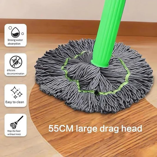 2-in-1 Self-Wringing Microfiber Floor Mop