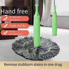 2-in-1 Self-Wringing Microfiber Floor Mop