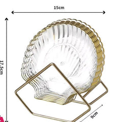 Modern Luxury Multi-Section Snack & Fruit Serving Tray Set