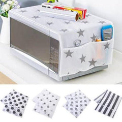 Waterproof microwave cover with side pockets