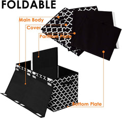 Flip-top collapsible storage container