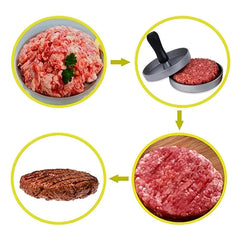 Non-stick Stainless Steel Burger Patty Press Maker Molder
