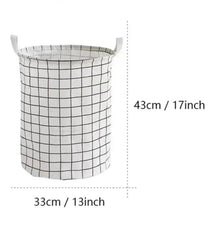 Foldable Laundry Basket (Fabric Material)