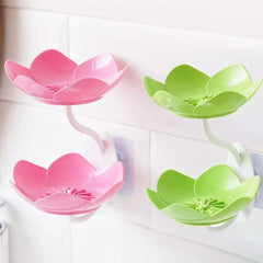 Wall Mounted Lotus Flower Shaped Soap Holder