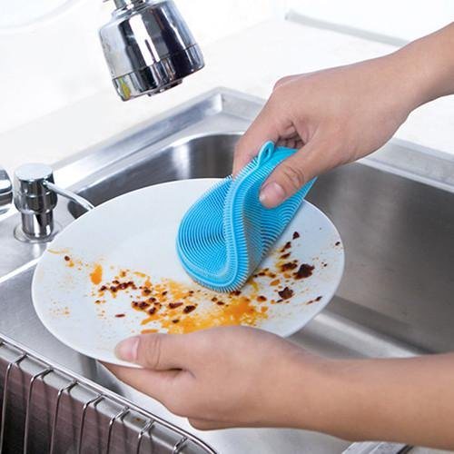 Silicone Sponge Dish Washing