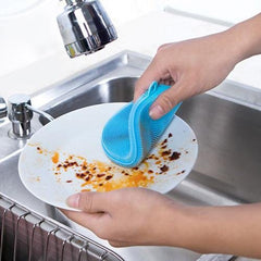 Silicone Sponge Dish Washing