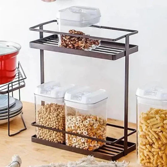 2 TIER METAL SPICE RACK