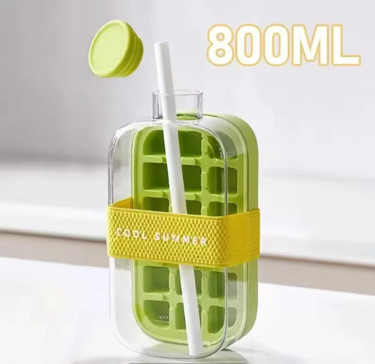 2 in 1 Ice Maker Ice Cube Bottle