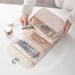 Travel-Friendly Waterproof Makeup & Toiletries Organizer Pouch