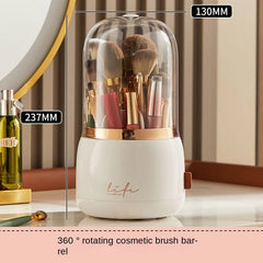 360° Rotating Makeup Brush Storage Box