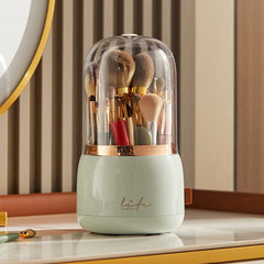 360° Rotating Makeup Brush Storage Box