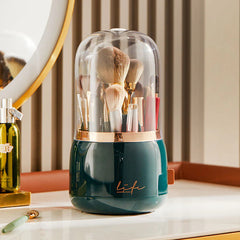 360° Rotating Makeup Brush Storage Box