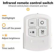 Set Of 3 Wireless Remote Control Light, 3W