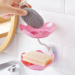 Wall Mounted Lotus Flower Shaped Soap Holder