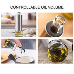 Oil & Vinegar Dropper Bottle — 250 ml Glass Container with Precision Spout