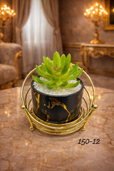 Realistic artificial plant with pot
