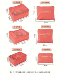 6 pcs Travel Storage Bag Set