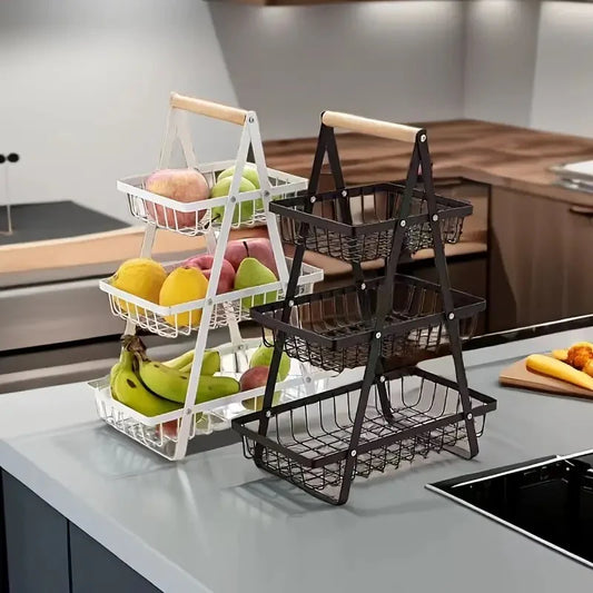 3 Tier Metal Multi Purpose Storage Basket