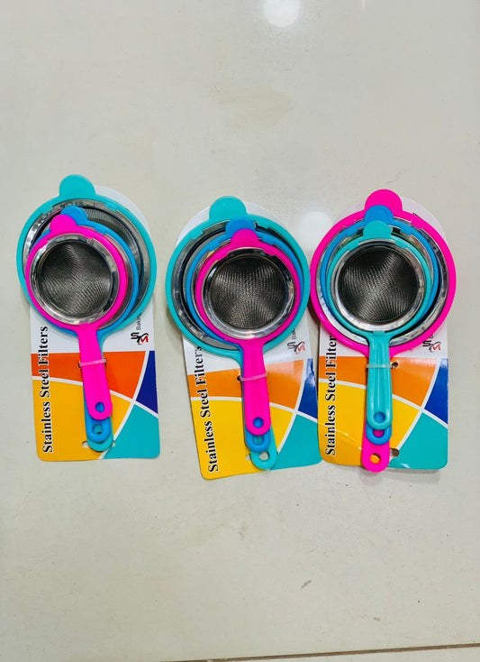 3pcs Tea Strainer Set