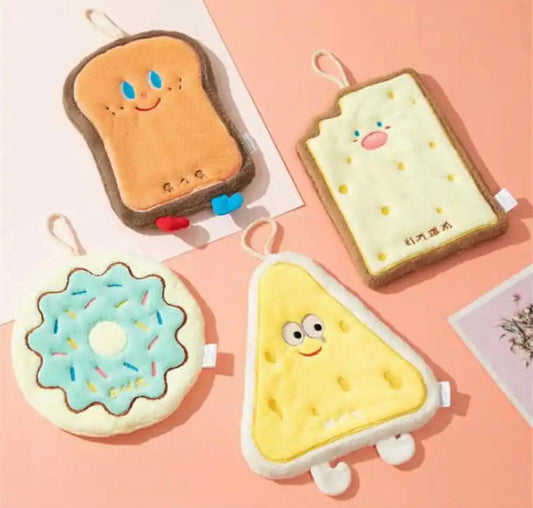 Cute Cartoon Hand Towel (Double Thickness Highly Absorbent)