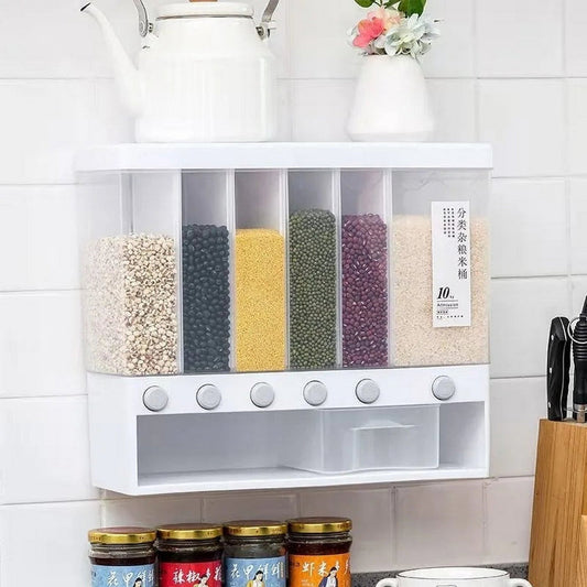 Wall Mounted Cereal and Lentils Container (10kg Capacity)
