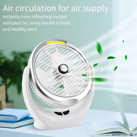Mini Desktop Fan With LED Lights