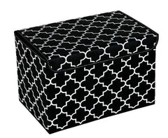 Flip-top collapsible storage container