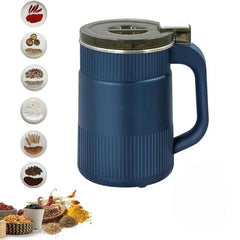 Portable Electric Coffee & Spice Grinder Machine – 500 ml Stainless Steel One-Button Grinder