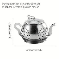 Kettle-Shaped Stainless Steel Tea Infuser